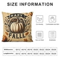 thumbnail image 6 of Thanksgiving Gift Fall Pumpkin Linen Square Throw Waist Pillow Case Decorative Cushion Cover Pillowcase Sofa, 6 of 6