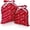 Red, variant on Gather & Knot Drawstring Christmas Gift Bags | 20" Large 16" Medium | Premium Canvas | Reusable Fabric Wrap for Holidays | Mix & Match | Red Merry Christmas