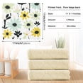 thumbnail image 6 of Yayeee 6 Pack Kitchen Dish Cloths Set for Washing Soft Drying Absorbent Microfiber Towels, White Flower, 6 of 9