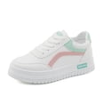 thumbnail image 5 of Zapatos blancos de mujer Primavera y otoño Forro de pelo volador Zapatos de mujer de estudiantes coreanos Zapatos de tablero de tiro callejero Zapatos planos casuales Zapatos de una sola, 5 of 5