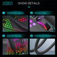 thumbnail image 3 of X801 Computer Wired Mouse RGB Luminous Gaming Mouse Optical Mouse, 3 of 8