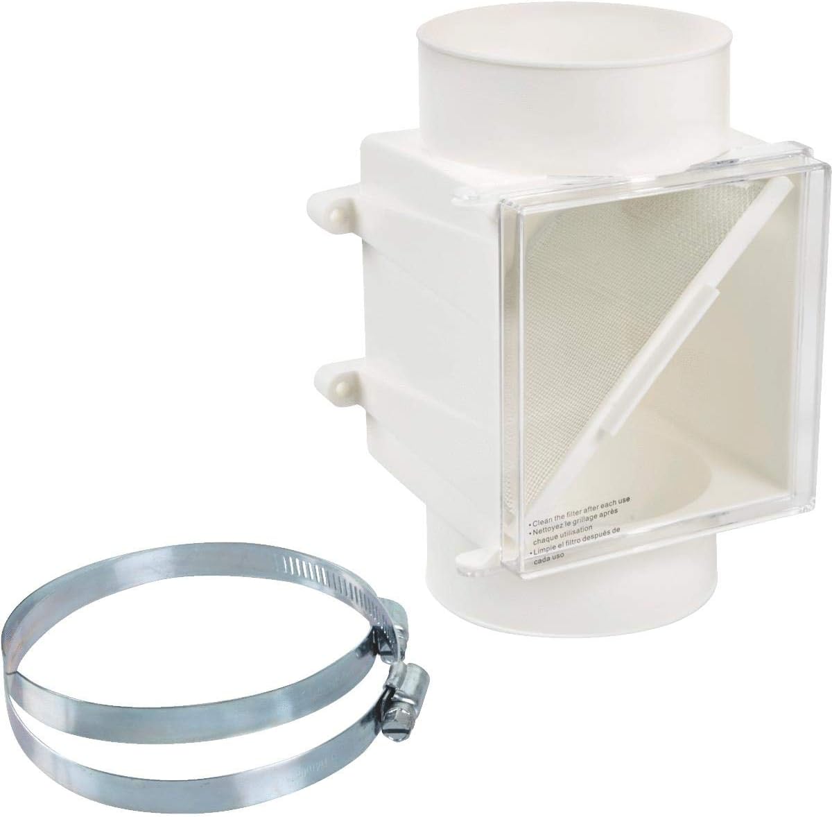 ‎Dundas Jafine Dundas Jafine PCLT4WZW Dryer Duct Lint Trap, 1-Pack — Residential Use, Standard Application