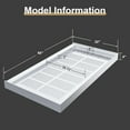 thumbnail image 3 of Shower Base, 48x32 Inch/60x32 Inch Shower Pan with Drain Cover and Drain Assembly, Non-Slip Rectangular Shower Tray for Bathroom, 3 of 8