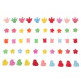 thumbnail image 1 of 50 pinzas para el pelo con forma de corona, corazón, estrella y flor pequeñas para niñas, 1 of 7