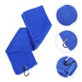 thumbnail image 1 of FONWILYO Durable Microfiber Blue Golf Towel for Outdoor Use with Convenient Buckle Attachment, 1 of 6