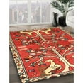 thumbnail image 3 of Ahgly Company Machine Washable Indoor Rectangle Traditional Red Area Rugs, 7' x 9', 3 of 7