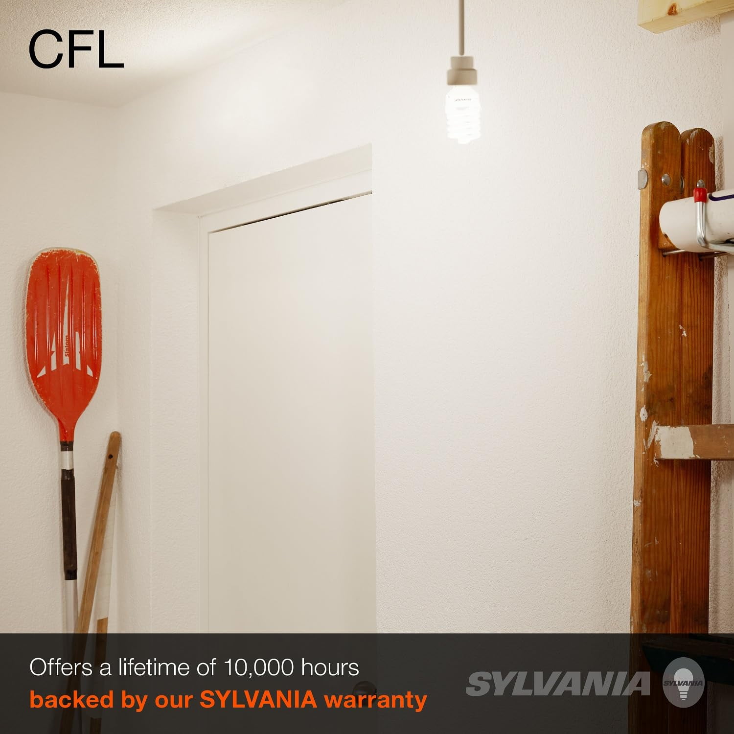 (8 bulbs) Sylvania CFL T2 Twist Light Bulb, 60W Equivalent, Efficient 13W, 850 Lumens, Medium Base, 2700K, Soft White