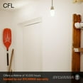 thumbnail image 4 of (8 bulbs) Sylvania CFL T2 Twist Light Bulb, 60W Equivalent, Efficient 13W, 850 Lumens, Medium Base, 2700K, Soft White, 4 of 5