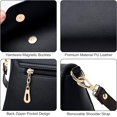 thumbnail image 2 of Crossbody Shoulder Bag for Womens PU Leather Crossbody Shoulder Bags Phone Purse Handbags Wallet, 2 of 7