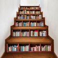 thumbnail image 1 of Tech 6 Pcs Wall Tile Sticker Decals Self-Adhesive Peel and Stick Wall Sticky Backsplash Tile Decals Decorative Stair Riser Decals Vinyl Stair Decals Stair Stickers 7''x 39'' (M15), 1 of 5