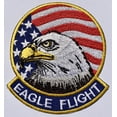 thumbnail image 2 of U.S. Air Force Eagle Flight Patch 3", 2 of 2