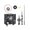 A, variant on Quartz Pendulum Clock Movement Kit, DIY Wall Clock Accessory with Chime