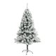thumbnail image 4 of Árbol de Navidad flocado de 90 cm, abeto navideño artificial de PVC retardante de llama para decoración navideña del hogar, diseño de escenas de fiesta en el hogar, 4 of 5