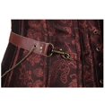 thumbnail image 4 of Ropa Medieval Steampunk para mujer, Disfraz de pirata, corsé de caballero gótico, chaleco Halter de cuero para Halloween, 4 of 5