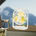 thumbnail image 4 of PATLOLLAV Outdoor Desk Fan Battery Operated,Type-C Portable USB Rechargeable Fan,Personal Handle Small Tabletop Fan,Ultra Quiet Table Fan for Desktop,Home,Travel, 4 of 5