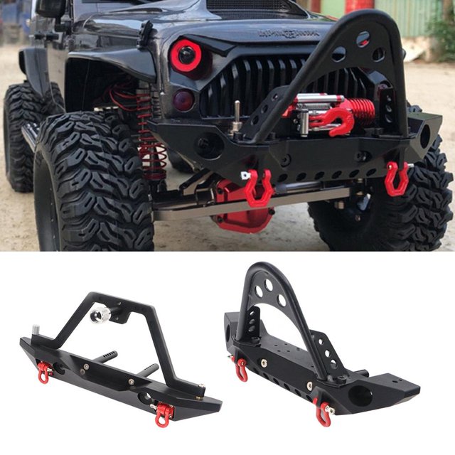 Parachoques trasero y de actualización RC neumático de repuesto para Axial SCX10 yotijar Parachoques delantero del coche RC