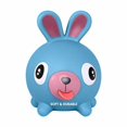 thumbnail image 2 of Squishy Bunny Toy with Tongue Out Design and Squeaky Sound, Blue, for Kids, Relaxation Squeeze Toy, 2 of 3