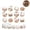 D, variant on Roll of 500 Round Fall Stickers, Watercolor Halloween Harvest Pumpkin Labels, Hello Fall Thanksgiving Autumn Themed Self-Adhesive Circle Stickers for Gift Sealing Envelope Packaging Craft Decor
