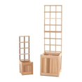thumbnail image 1 of All Things Cedar PL1020-Set Ensemble de Jardinières 4 Pcs avec Treillis, 1 of 1
