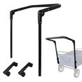 thumbnail image 5 of Foldable Folding Cart Push Handle Extendable Cart Trolley Handle Accessories Wagon Cart Equipment, 5 of 5