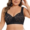 thumbnail image 1 of Bra and Lingerie for Everyday Comfort | Front-Button Backless Smooth Seamless Support with Adjustable Straps and Cup Design, 1 of 8