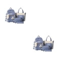 thumbnail image 4 of Mochilas escolares antisísmicas Sonducket impermeable alta capacidad para niños azul, 4 of 6