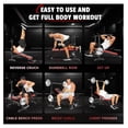 thumbnail image 6 of Adjustable Weight Set with Squat Rack, 600lbs Foldable Workout Bench, 6 of 7