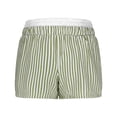 thumbnail image 5 of zbxnLI Women's Striped Pajama Shorts High Waist Casual Pj Sleep Shorts for Women Summer Lounge Shorts, 5 of 7