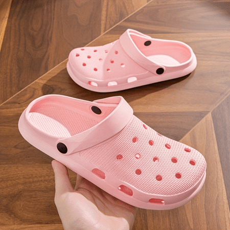 

HYYANGUWENTI Comfortable Slip On Women‘s Solid Color Clogs with Hollow Out Design - Casual Garden Shoes for Ultimate Style and Convenience