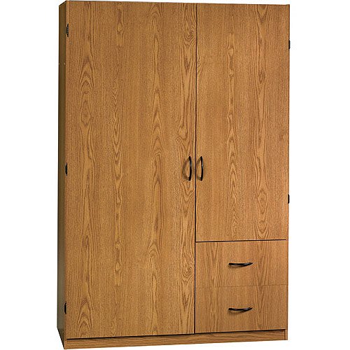 Sauder Beginnings Wardrobe Oregon Oak