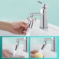 thumbnail image 2 of Aireador de grifo Universal plateado de 720 grados, grifo giratorio de plástico para ahorro de agua, cabezal de pulverización, adaptador extensor de grifo de lavabo, 2 of 5