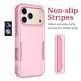thumbnail image 4 of For iphone 17 Pro Max Case, Ebizware Heavy Duty Rugged Shockproof Phone Case [Military Grade Drop Tested] Dual Layer Full Body Protective Bumper for Apple iphone 17 Pro Max Cover - Rose Gold, 4 of 5