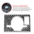 thumbnail image 4 of Cubierta De Decoración De Modo Deportivo De Fibra De Carbono Cubierta De Pegatinas De Engranaje De Control Central Moderno Con Tableta Fragante Compatible Con Lexus Ct 44882 Sweethay VI006235-00, 4 of 7