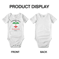 thumbnail image 3 of Everyone Loves an Iranian Girl Cute Baby Bodysuit Baby Clothes (White, 0-3 Months), 3 of 5