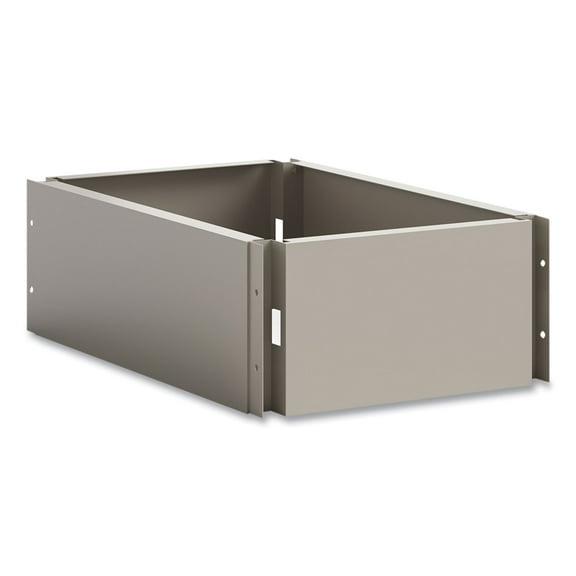 Single Continuous Metal Locker Base Addition, 11.7w x 16d x 5.75h, Tan, Ships in 1-3 Business Days | Bundle of 2 Each