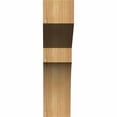 thumbnail image 2 of 4"W x 10"D x 14"H Monterey Rough Sawn Corbel, Western Red Cedar, 2 of 9