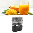 thumbnail image 5 of YAHHU Dual‑Head 100W Portable Citrus Juicer – 15,000 RPM, 2‑in‑1 Extraction for Oranges, Lemons, Grapefruit & Kiwi, BPA‑Free, Easy‑Clean, 5 of 16