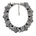 thumbnail image 2 of Gargantilla grande con diamantes de imitación de cristal de moda para mujer, collar de lujo W, rosa 2, 2 of 4