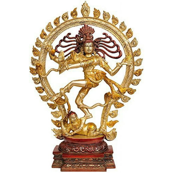 Exotic India VZN324 Statue Yellow/Brown