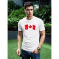 thumbnail image 2 of Grunge Canada Flag Watercolor Tee Men's -Image by Shutterstock, 2 of 4