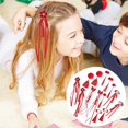 thumbnail image 2 of 7 Pairs Delicate Chinese Style Kids Hair Clips Chic New Year Tassel Hairpins, 2 of 3