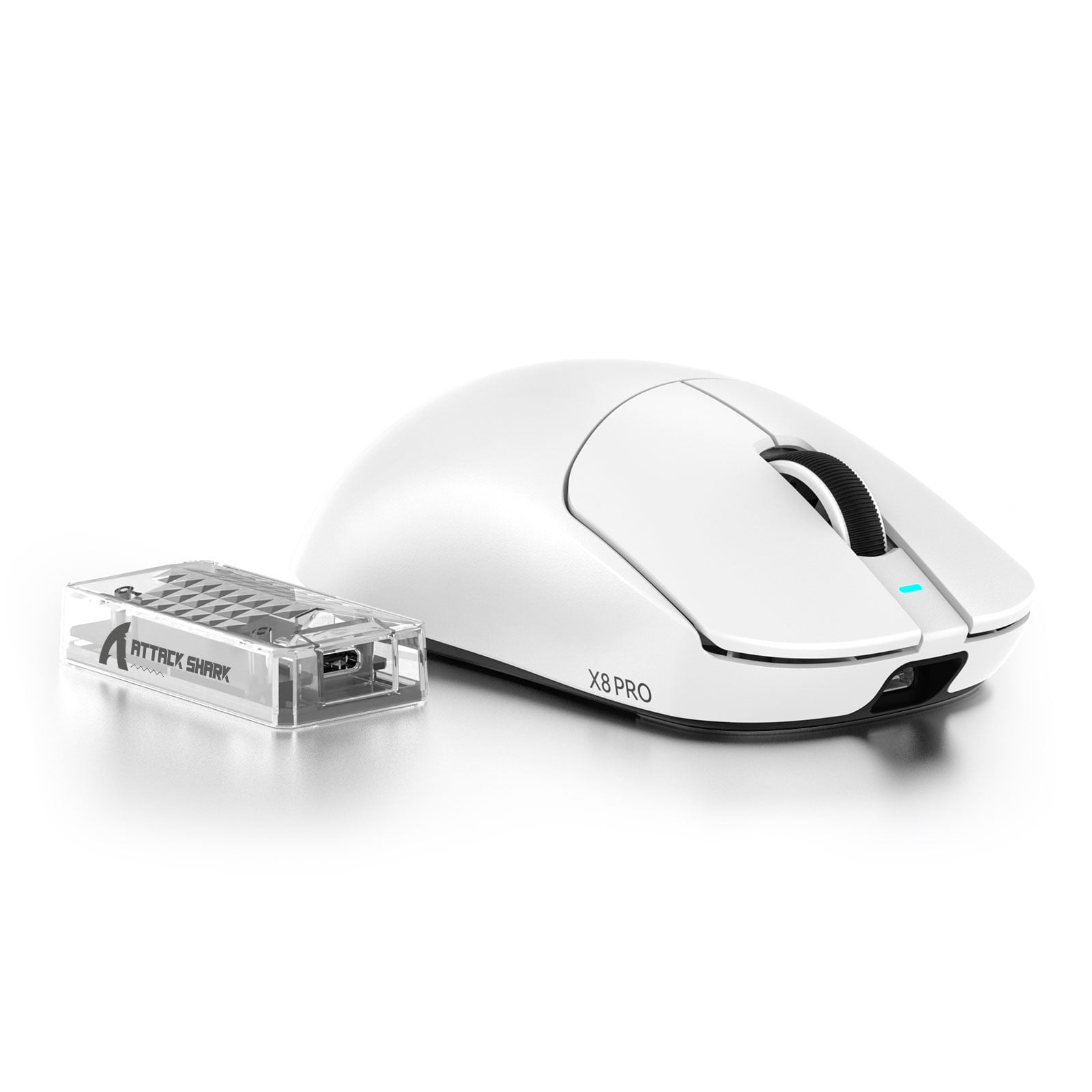 ATTACK SHARK R5 ULTRA ホワイト　ゲーミングマウス ATTACK SHARK R5 Ultra Wireless Gaming Mouse 8K 42000 DPI - Walmart.com