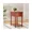 Square, variant on Solid Wood Round End Table with Drawer and Shelf, Wooden Side Table Living Room, Nightstand for Bedroom, Vintage Sofa Side Table, 17.7" W x 17.7" D x 23.5" H