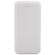 thumbnail image 3 of Carcasa del banco de energía de fibra de carbono Carcasa de batería de polímero de litio portátil de 20000 mAh (blanco), 3 of 8