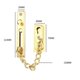 thumbnail image 4 of 2 Pack Stainless Steel Chain Door Lock, Heavy Duty Interior Door Lock, Keyless Door Lock for Added Security with Anti-Theft Spring, Door Hardware for, 4 of 5