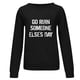 thumbnail image 4 of Sudadera Para Mujer Cuello Redondo Sudadera de Gran Tamaño Casual Manga Completa Cuello Redondo Tops Camisas Sueltas Blusa Jersey Sudadera Estampada Odeerbi  ODB136881, 4 of 5