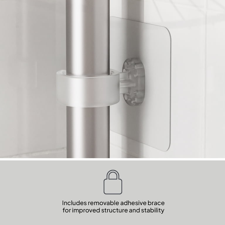 Better Homes & Gardens 4-Tier Rust Resistant Tension Pole Shower Caddy photo 6