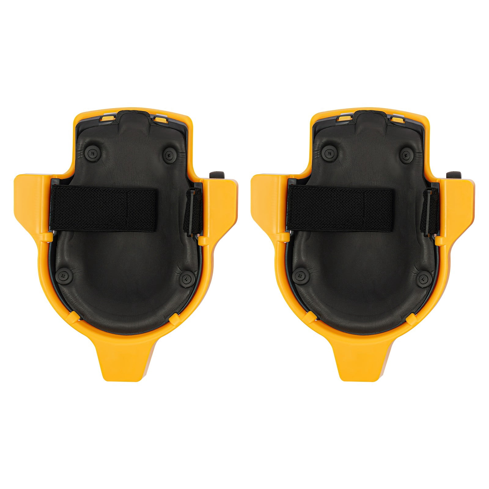 Rolling Knee Pads with Wheels, 2 Pack Knee Creeper Pads with 360° Swivel Casters, Cushioned Mobile Kneeling Pads for Flooring, Tile Work, Gardening, Auto Repair, Construction & Cleaning, Yellow