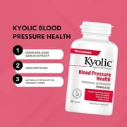 Kyolic Aged Garlic Extract Blood Pressure Health Formula 109 - Non-GMO - 160 Capsules