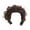 Khaki, variant on human hair wigs for women Wig Black Small Curly Wavy Fiber Head Cover Curly Human Hair Wig Glueless Lace Front Human Hair Adult Female Costume Wigs Toupees, Black